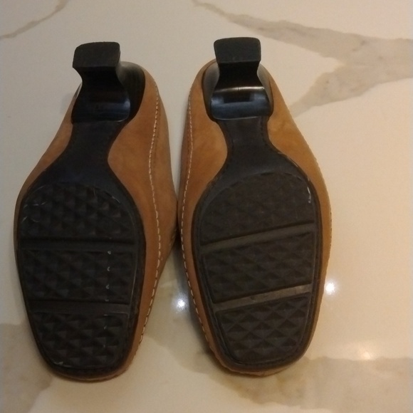 Bandolino mules tan SZ 6 suede leather upper - Picture 3 of 3